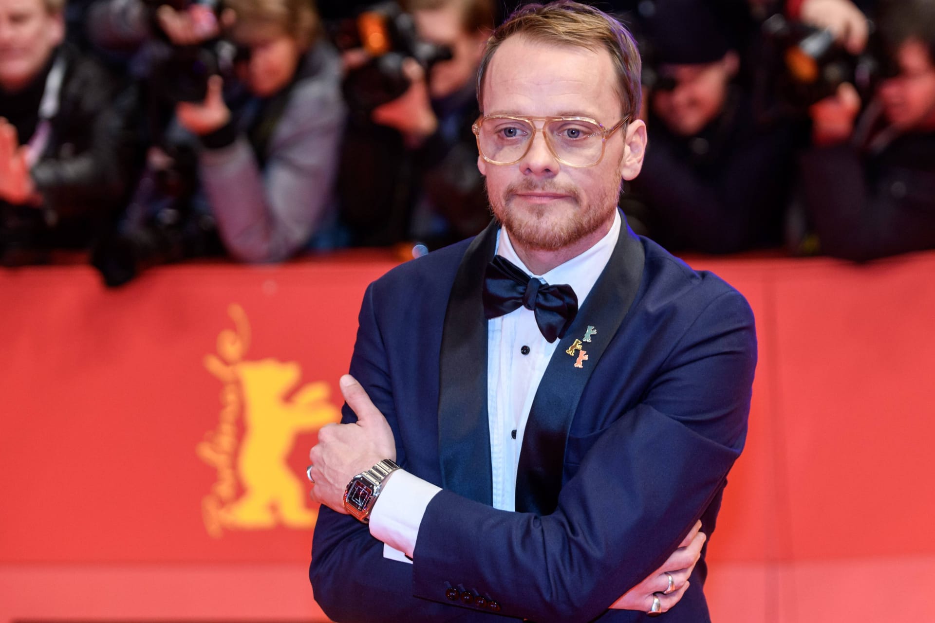 Stefan Konarske: Hier ist der Schauspieler während einer Premiere anlässlich der Eröffnung der 70. Internationalen Filmfestspiele Berlin zu sehen.