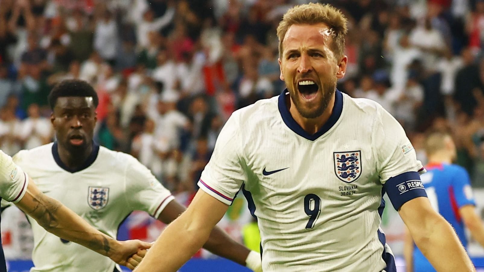 Harry Kane beim englischen Sieg gegen die Slowakei: Der Kapitän erzielte das entscheidende 2:1.