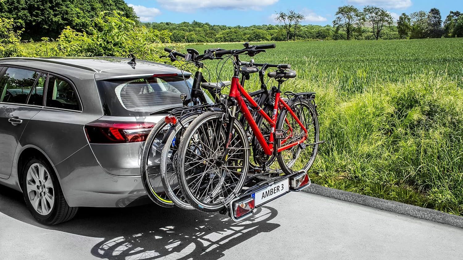 Fahrradträger im Angebot: Mit dem rekordgünstigen Fahrradträger Amber III von Eufab haben Sie Ihr Rad immer dabei.