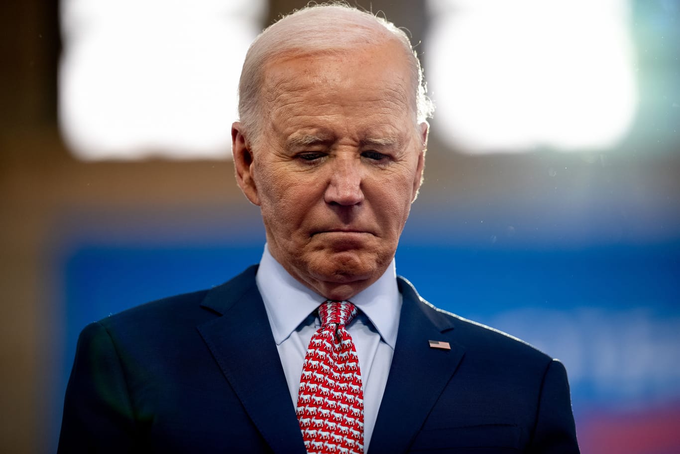 US-Präsident Joe Biden Ende Mai 2024 während einer Wahlkampfveranstaltung im Bundesstaat Philadelphia.