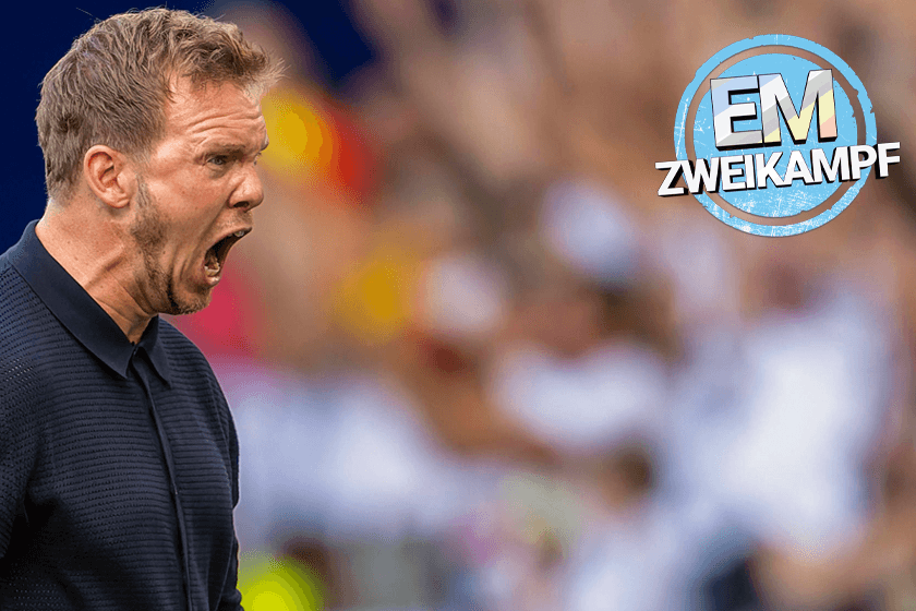 Julian Nagelsmann: Der Bundestrainer hat mit seinem Team bisher zwei Siege bei der EM eingefahren.