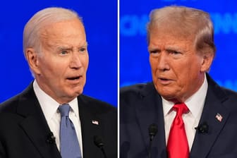 Wahlkampf in den USA - TV-Duell Biden Trump