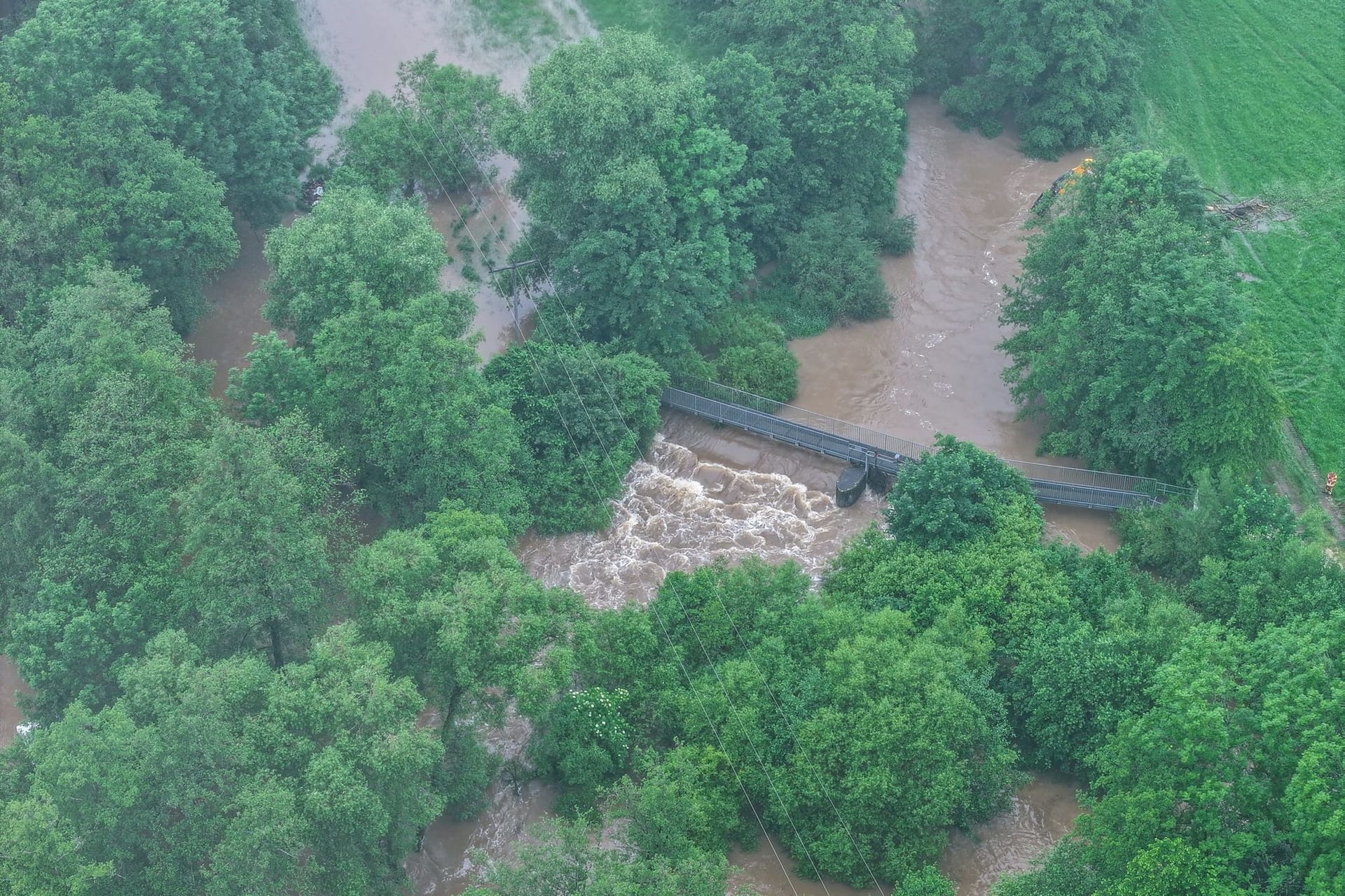 Hochwasser in Baden-Württemberg - Leinzell