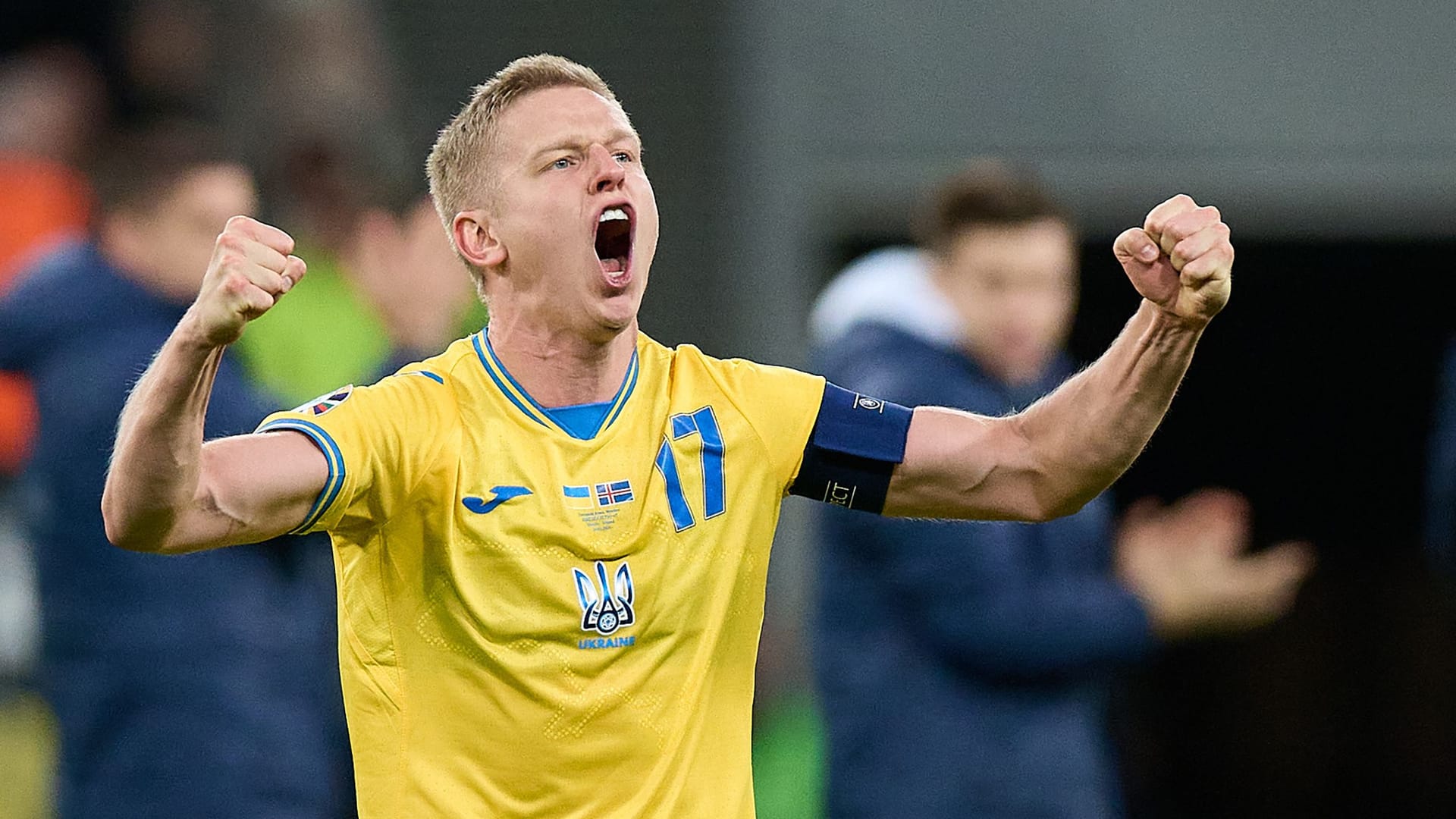 Arsenals Oleksandr Zinchenko ist einer der Stars der ukrainischen Mannschaft.