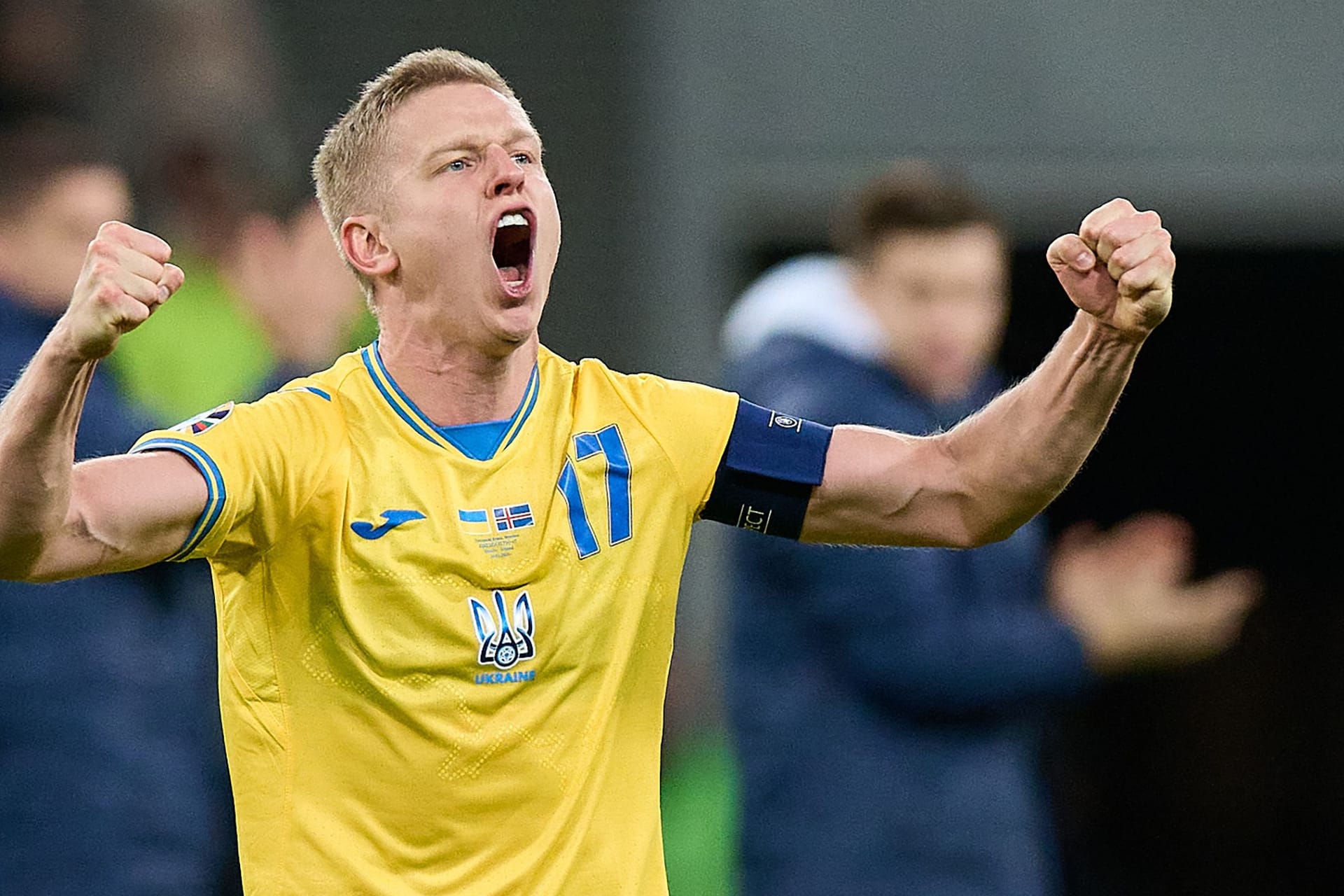 Arsenals Oleksandr Zinchenko ist einer der Stars der ukrainischen Mannschaft.