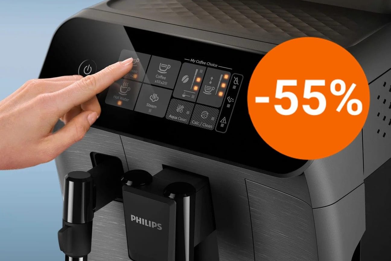 Bei Lidl ist heute ein Kaffeevollautomat von Philips zum halben Preis im Angebot.