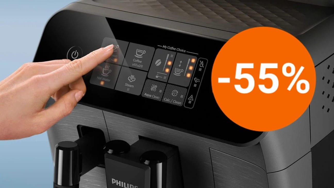 Bei Lidl ist heute ein Kaffeevollautomat von Philips zum halben Preis im Angebot.