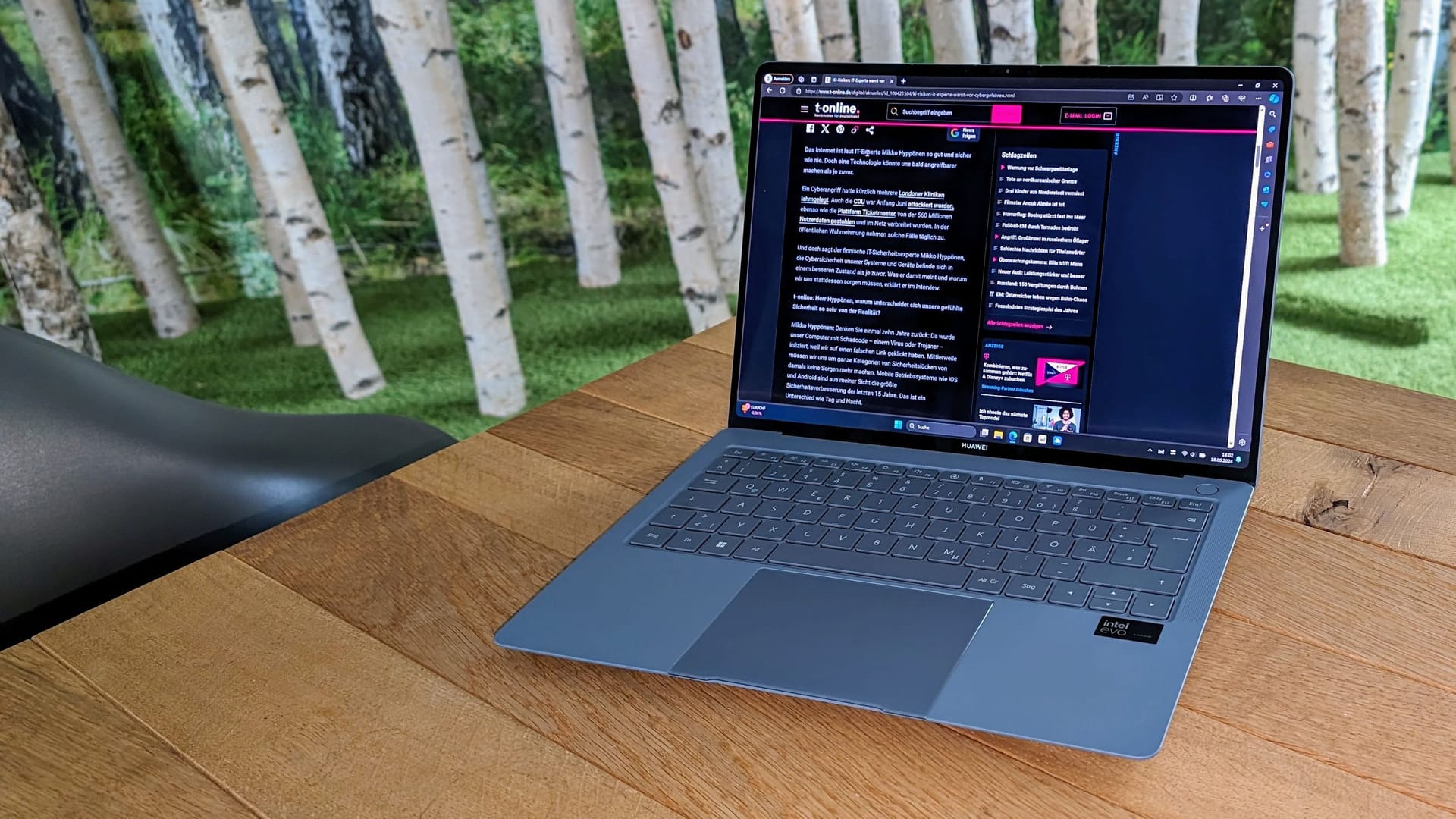 Das MateBook X Pro (2024) im Test: viel Power auf 980 Gramm.