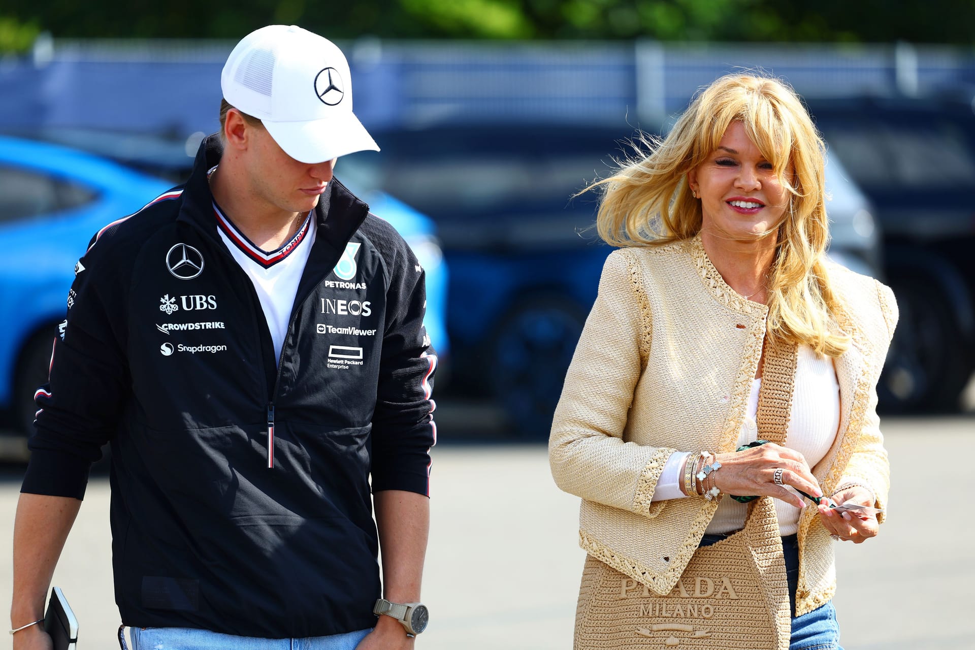 Mick und Corinna Schumacher: Sie waren gemeinsam beim Grand Prix von Österreich unterwegs.