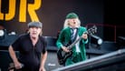 Brian Johnson und Angus Johnson in Dresden auf der Bühne: Womöglich ihre letzte Tour.