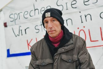 Klimaaktivist Wolfgang Metzeler-Kick (Archivbild): Seit fast drei Monaten befindet sich der 49-Jährige im Hungerstreik.