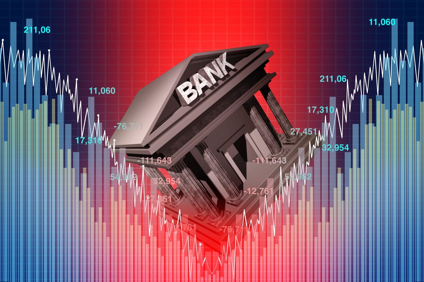 Bankenkrise (Symbolbild)