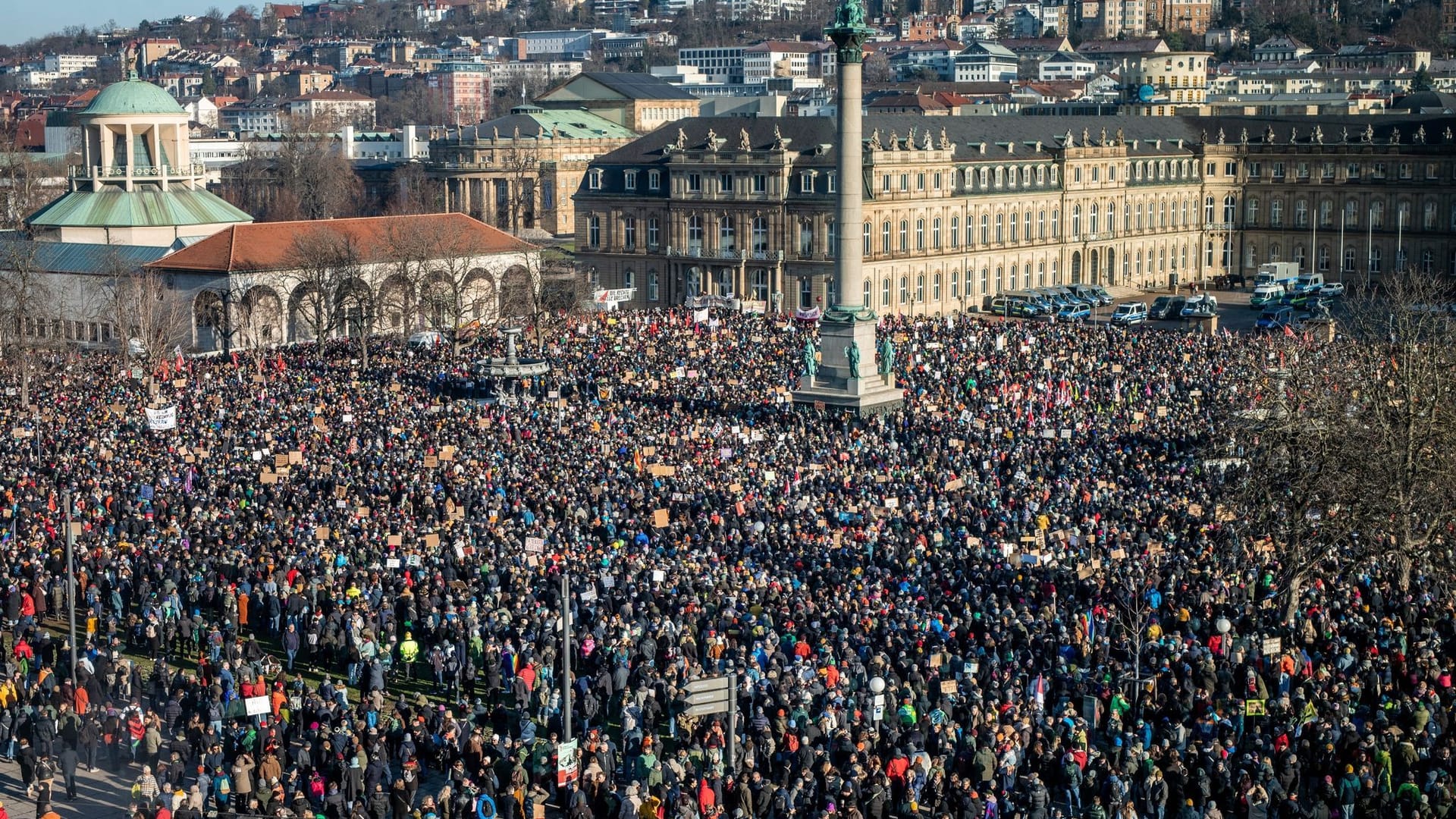 Demonstrationen gegen Rechtsextremismus - Stuttgart