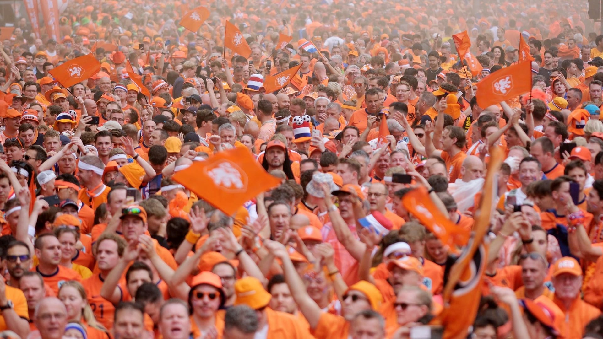 Euro 2024: Fanmarsch Niederlande