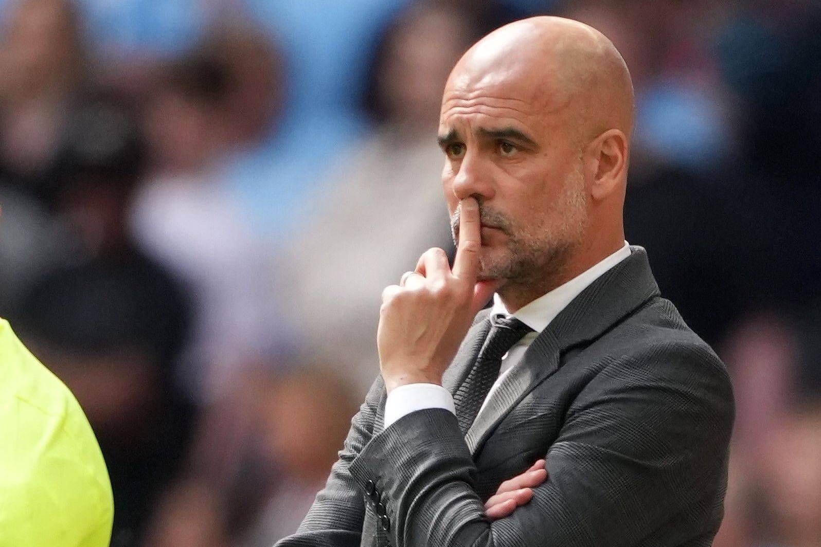 Pep Guardiola: Sein Klub Manchester City will offenbar gegen die Premier League vorgehen.