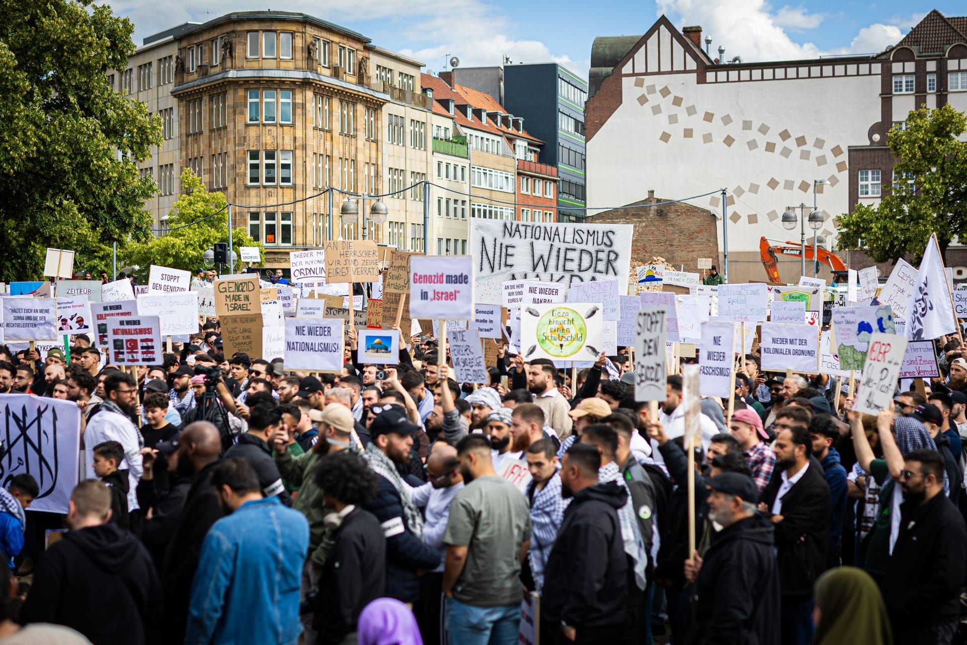 Palästinenser-Demonstration in Hannover