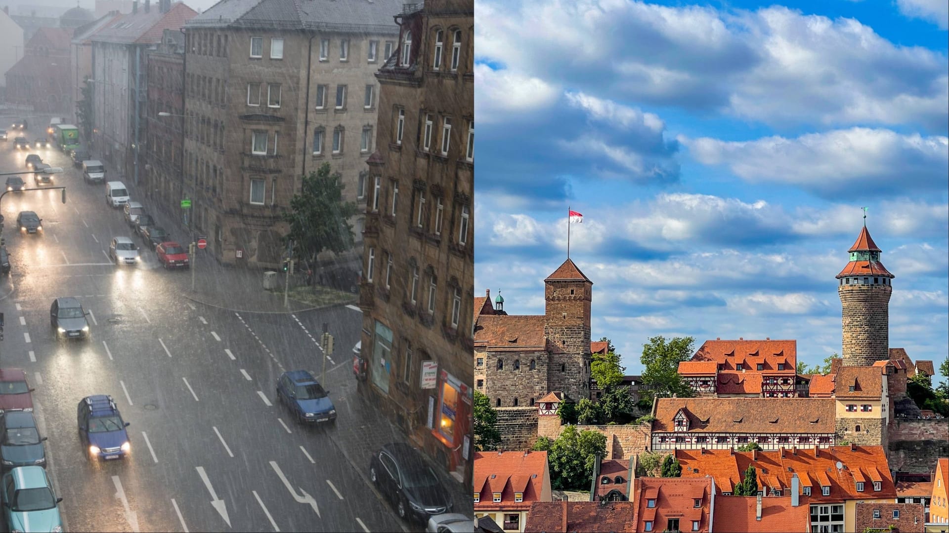 Sommer, Sonne, Badespaß oder doch eher Regenjacke und Regenschirm in Nürnberg (Archivbilder)? Der Siebenschläfertag könnte richtungsweisend für das Sommerwetter sein.