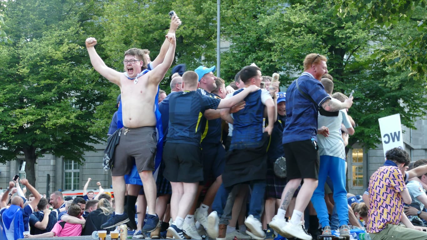 Stimmung made in Scotland: Die schottischen Fans sind ein Hingucker bei dieser EM.