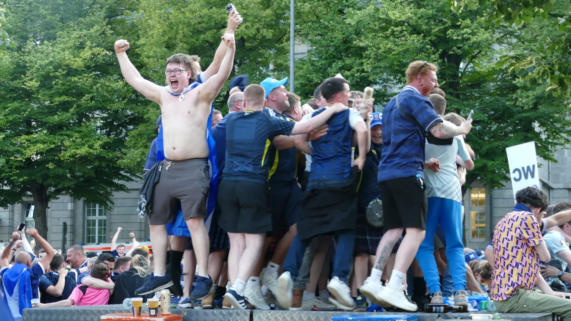 Stimmung made in Scotland: Die schottischen Fans sind ein Hingucker bei dieser EM.