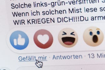 Hasskommentare im Internet (Symbolbild): In ganz Deutschland hat die Polizei am Donnerstag Durchsuchungen durchgeführt.