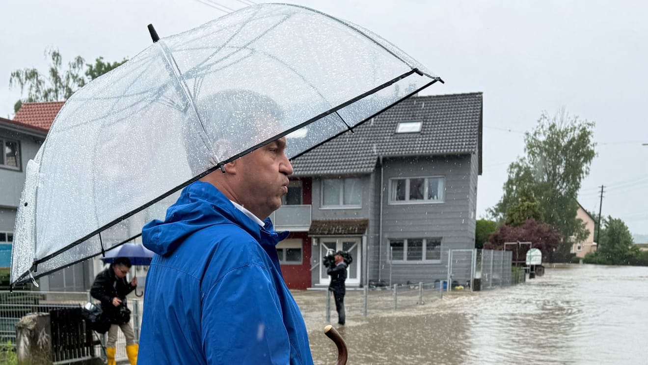 Hochwasser in Bayern aktuell: Söder-Regierung gerät in die Kritik