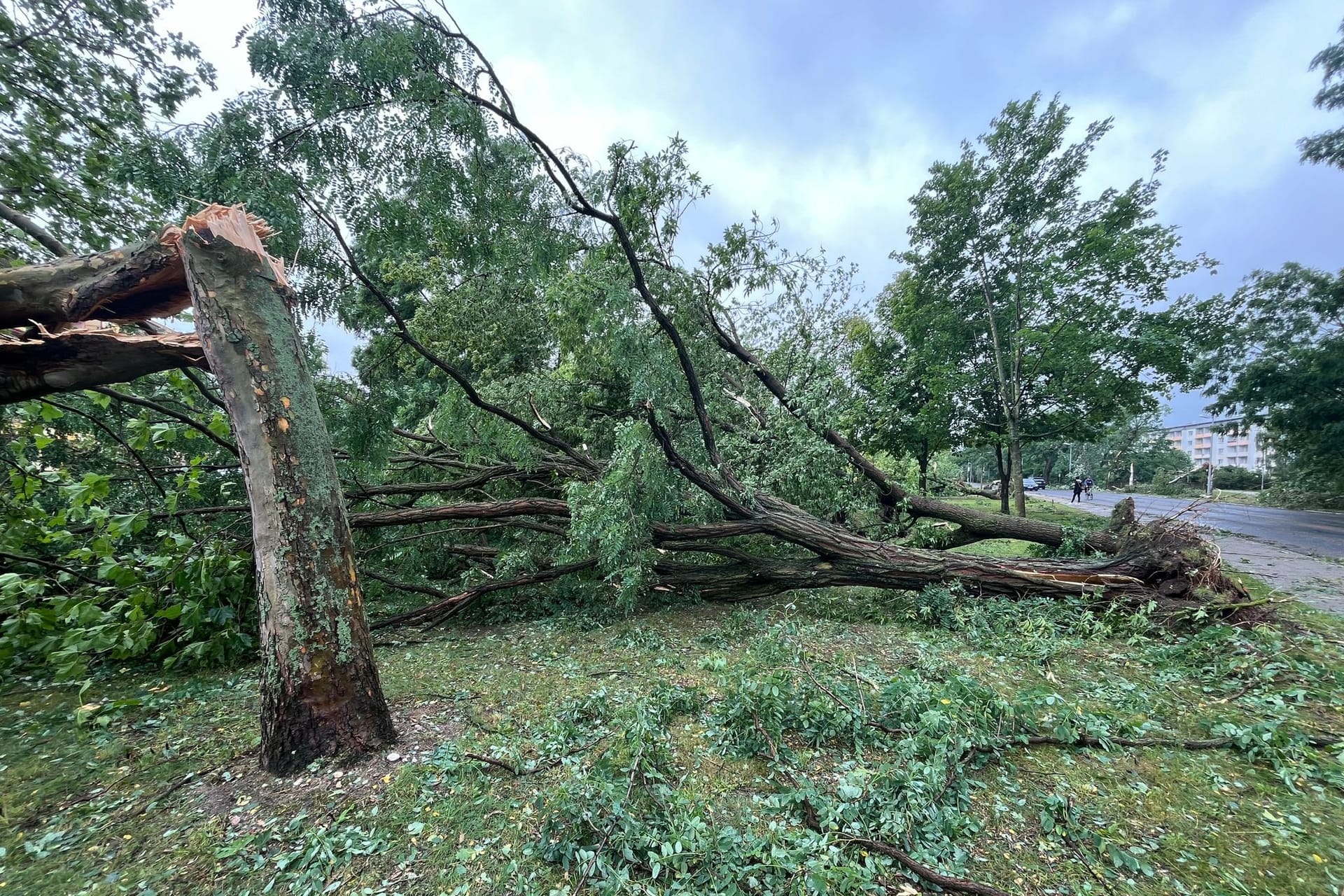 Unwetter in Gröditz