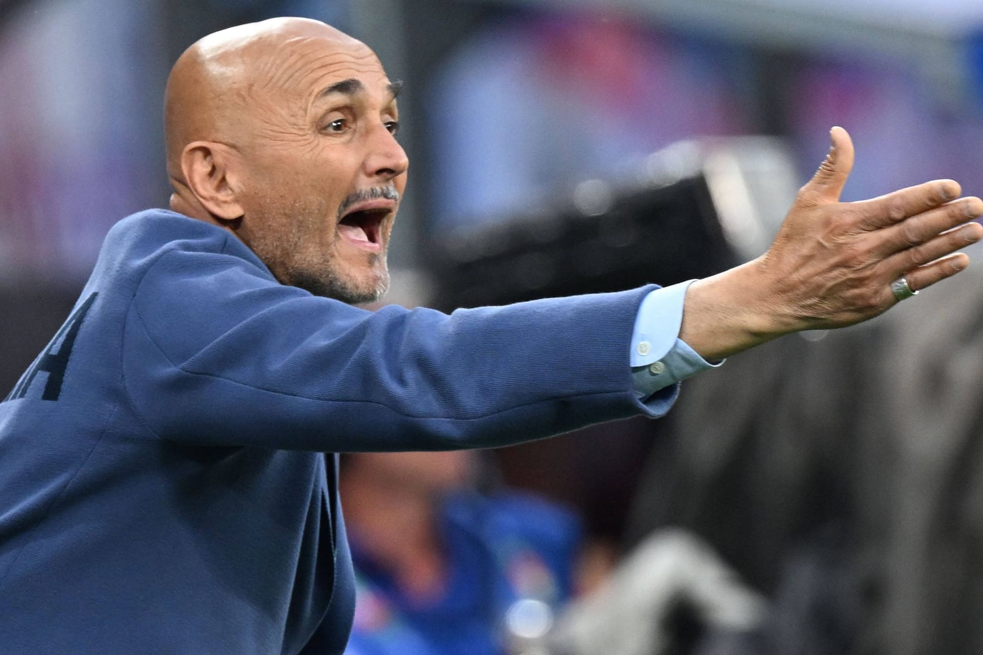 Luciano Spalletti: Der italienische Nationaltrainer ärgerte sich über die Bedenken in der Heimat.