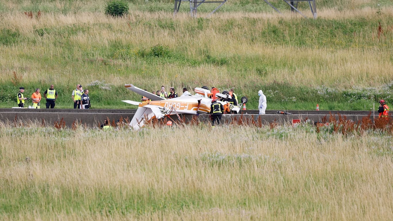 Sportflugzeug abgestürzt