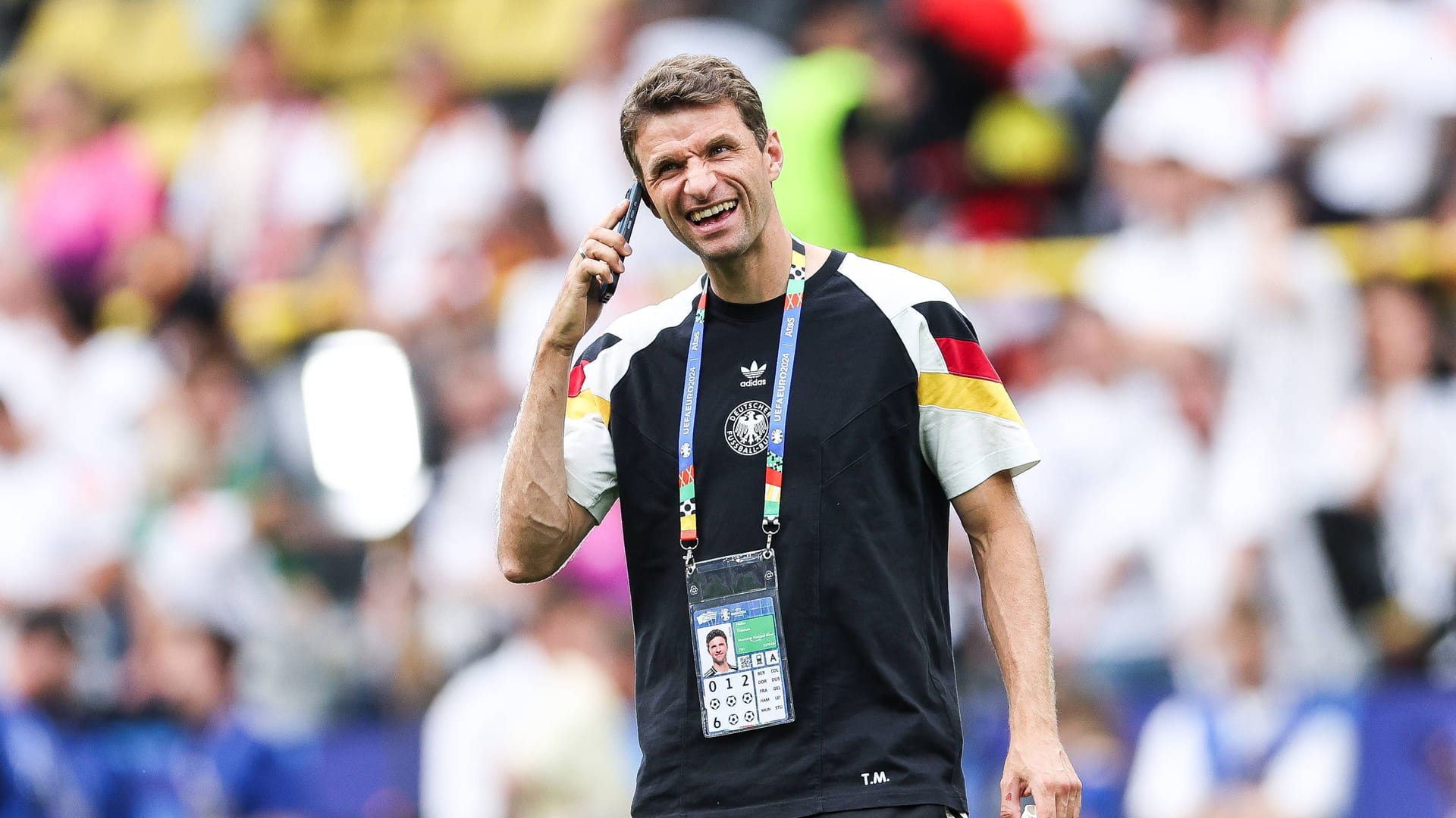 Thomas Müller: Er ist der Spaßvogel der deutschen Mannschaft.