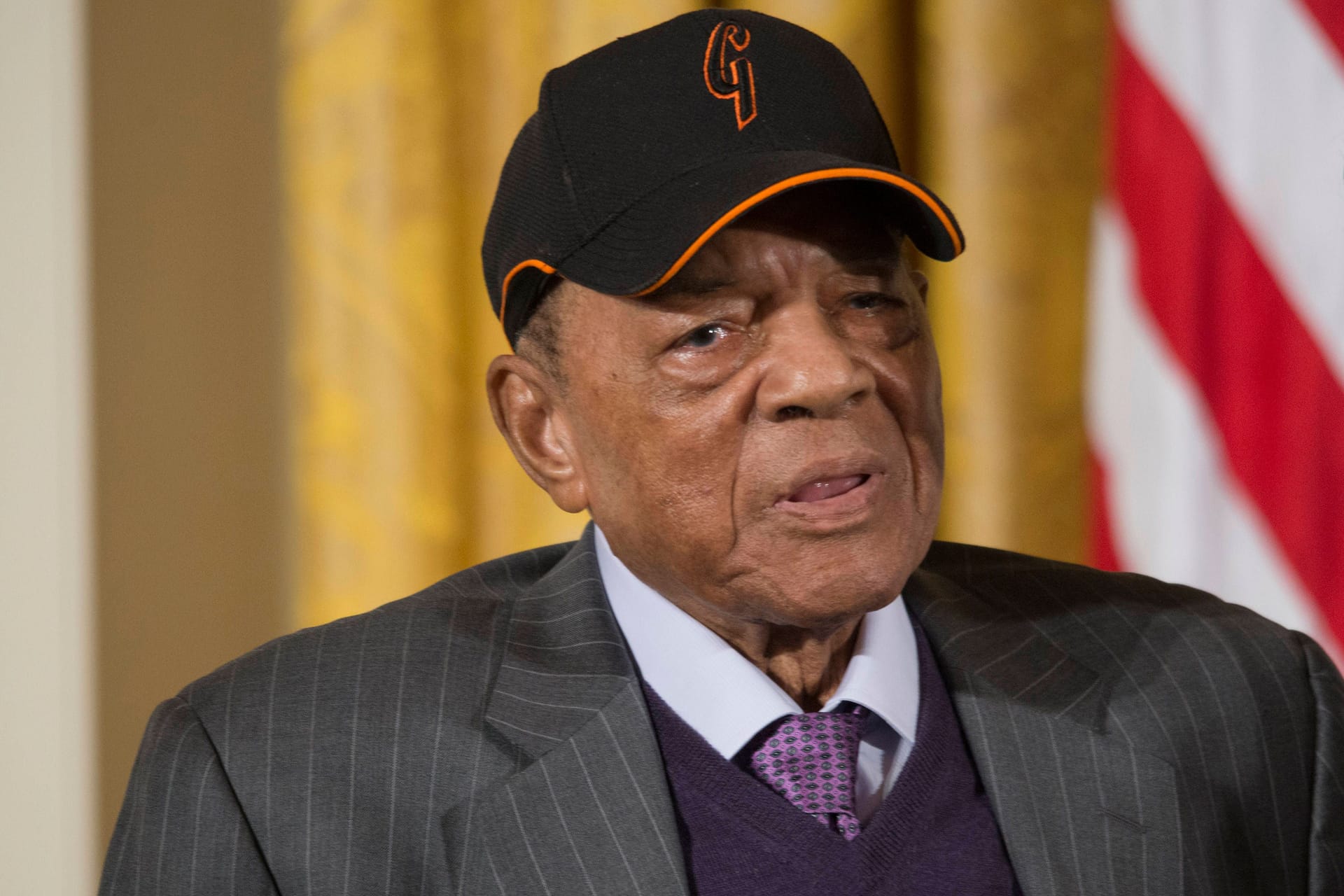 Willie Mays, hier bei einem Termin im Weißen Haus 2014: Ikone des US-Sports.