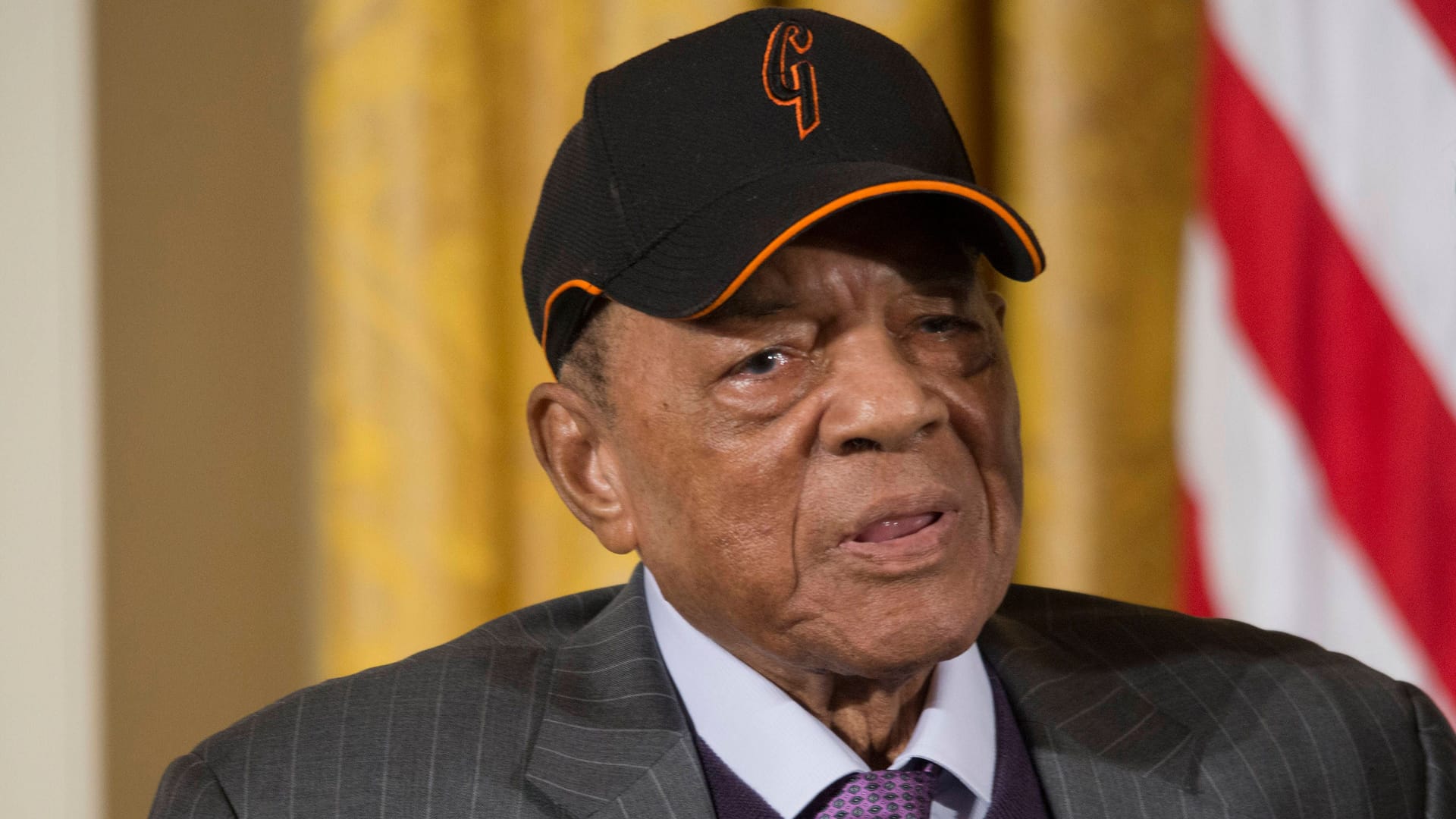 Willie Mays, hier bei einem Termin im Weißen Haus 2014: Ikone des US-Sports.