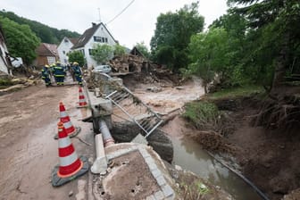 Hochwasser in Baden-Württemberg - Klaffenbach