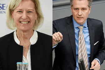 Ziehen beide ins Europaparlament ein: Angelika Niebler (l.) von der CSU sowie AfD-Mann Petr Bystron (r.).