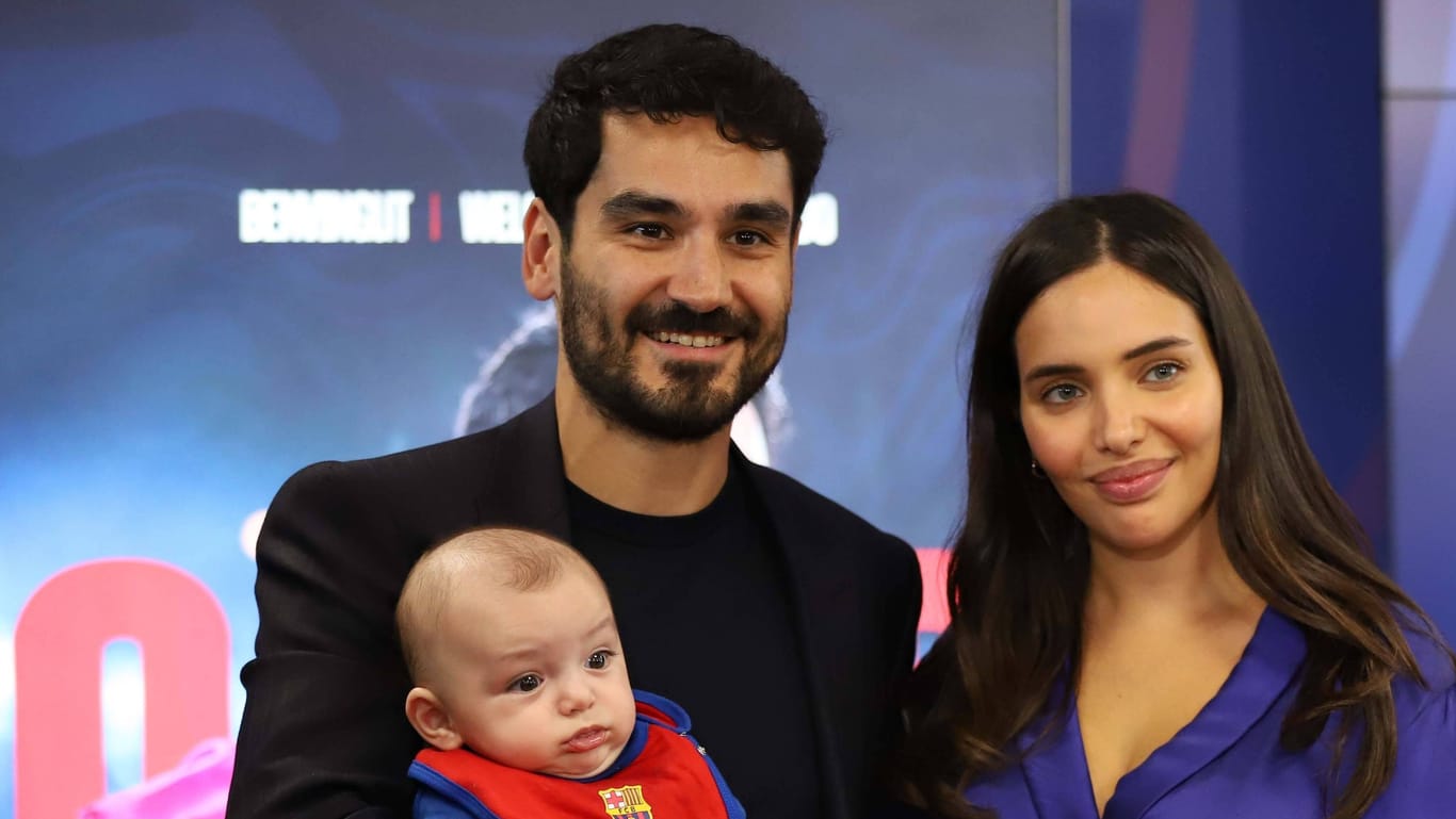 İlkay Gündoğan und seine Frau Sara: Das Paar bekam im vergangenen Jahr sein erstes gemeinsames Kind.