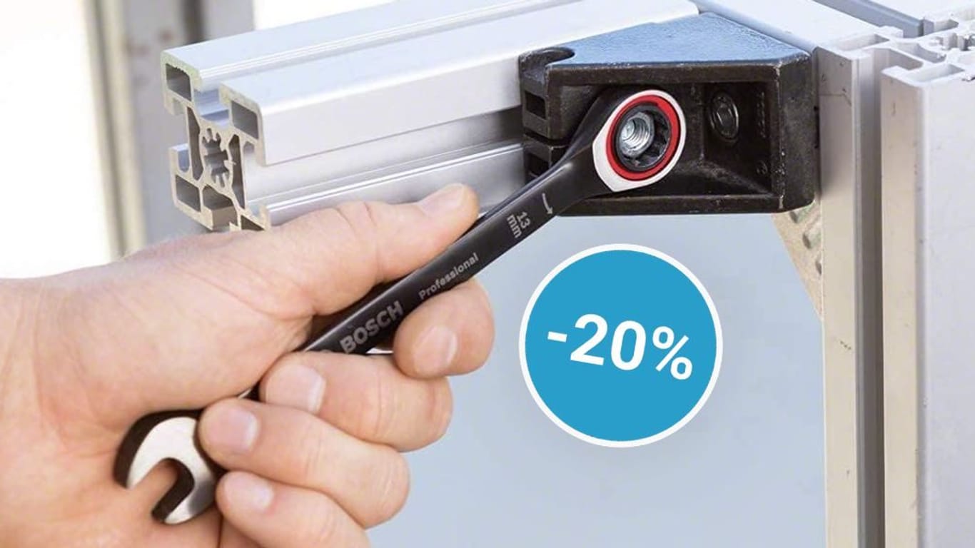 Das praktische Schraubenschlüsselset von Bosch Professional ist bei Amazon heute für nicht mal 75 Euro im Angebot.