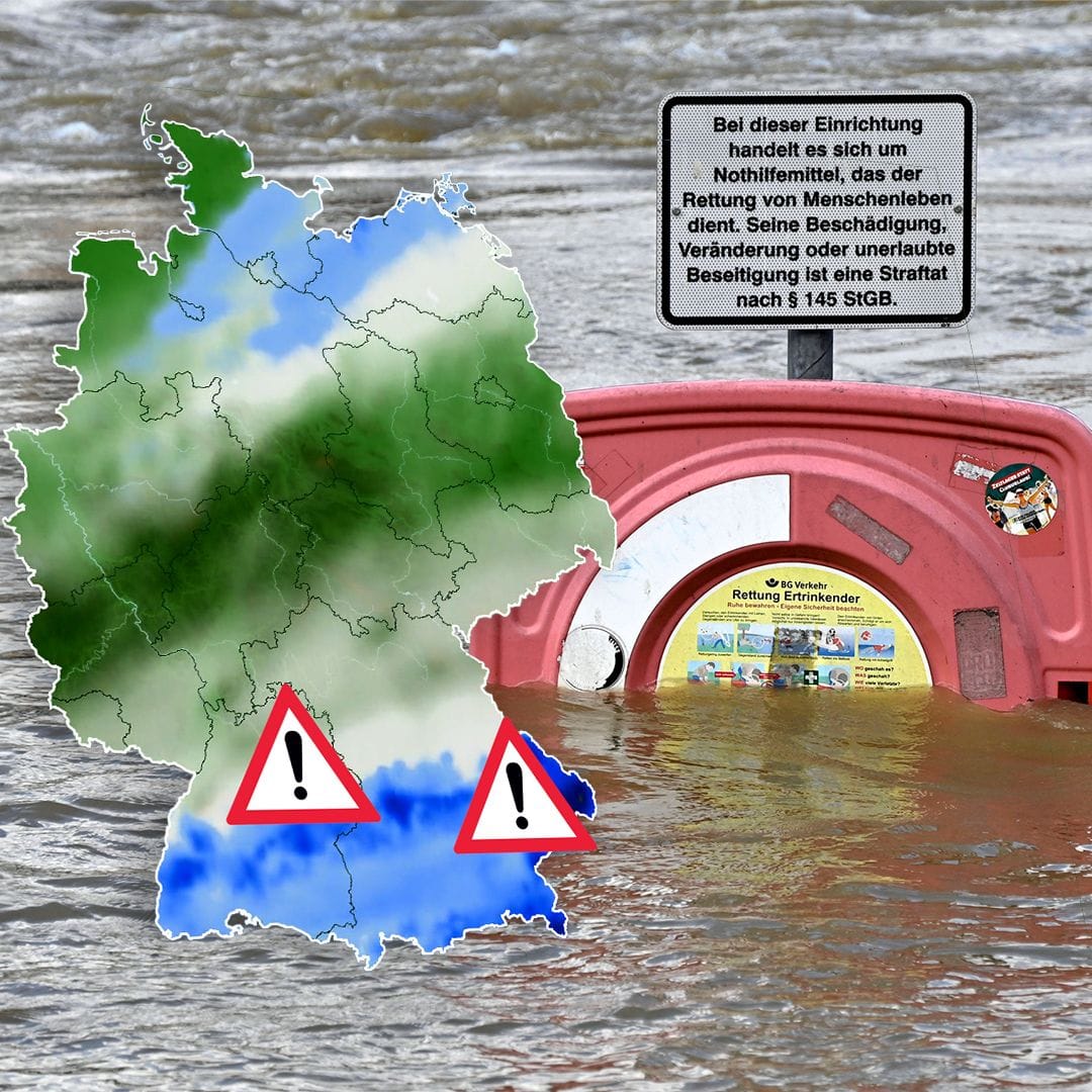 Wetter sorgt für weitere Überschwemmungen im Süden Deutschlands