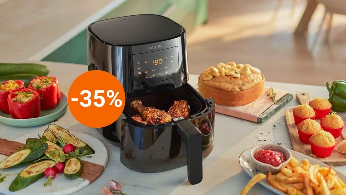 Sichern Sie sich heute den beliebten Airfryer von Philips zum absoluten Tiefstpreis. So günstig gab es das Modell noch nie!