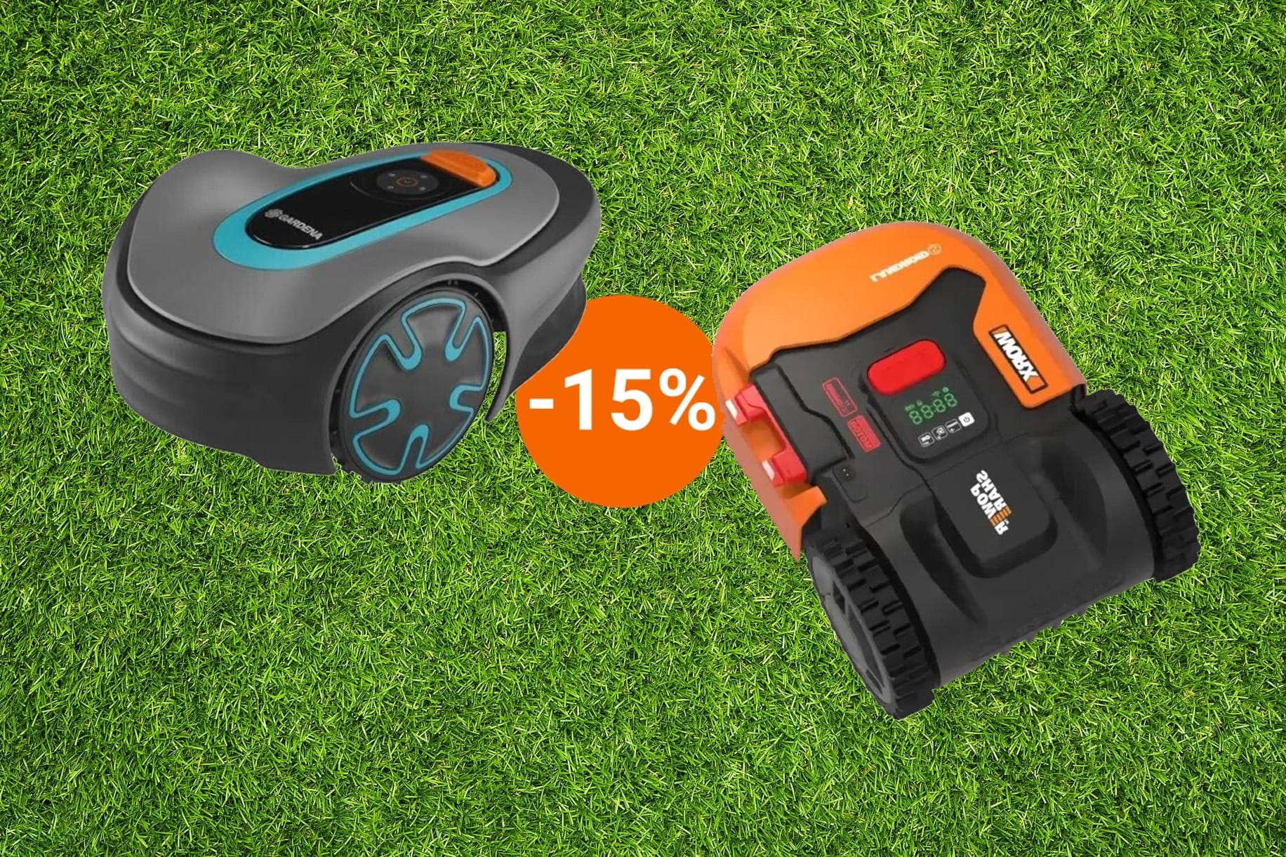 Gardena vs. Worx: Diese beiden Mähroboter sind aktuell im Amazon-Angebot. Welcher Deal lohnt sich?