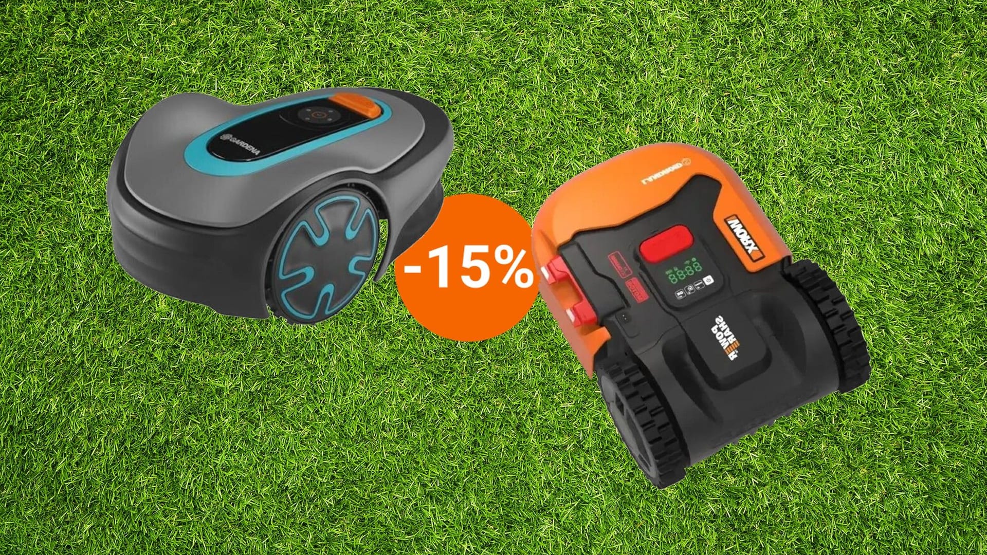 Gardena vs. Worx: Diese beiden Mähroboter sind aktuell im Amazon-Angebot. Welcher Deal lohnt sich?