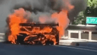 Der ausgebrannte Koenigsegg: Das Auto ist mehrere Millionen Euro wert.