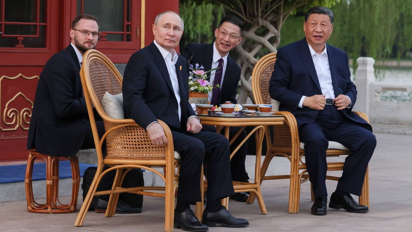 Xi Jinping und Wladimir Putin: China möchte mit Blick auf den Ukraine-Krieg seinen Juniorpartner schützen.