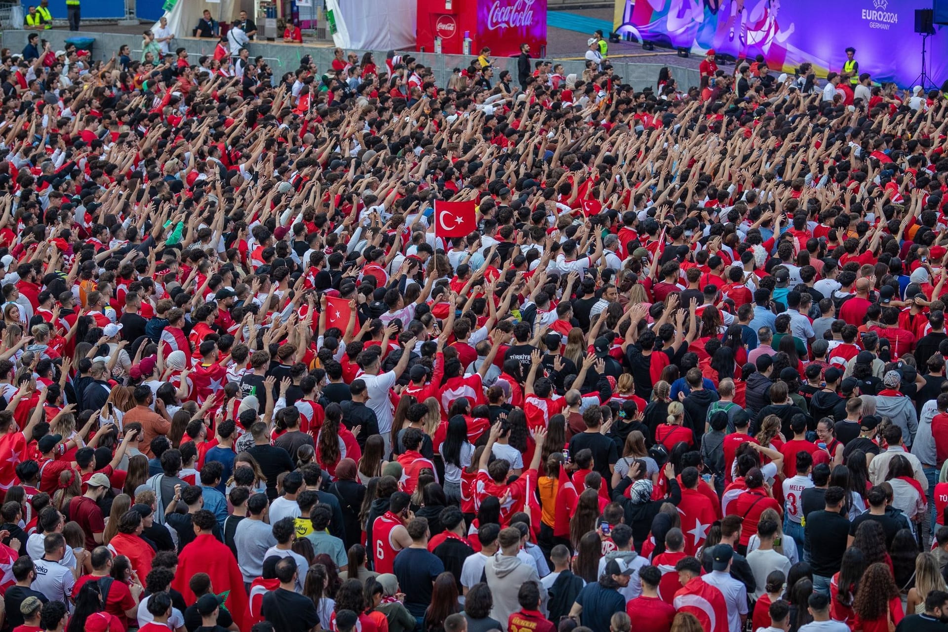 Fanzone in Stuttgart