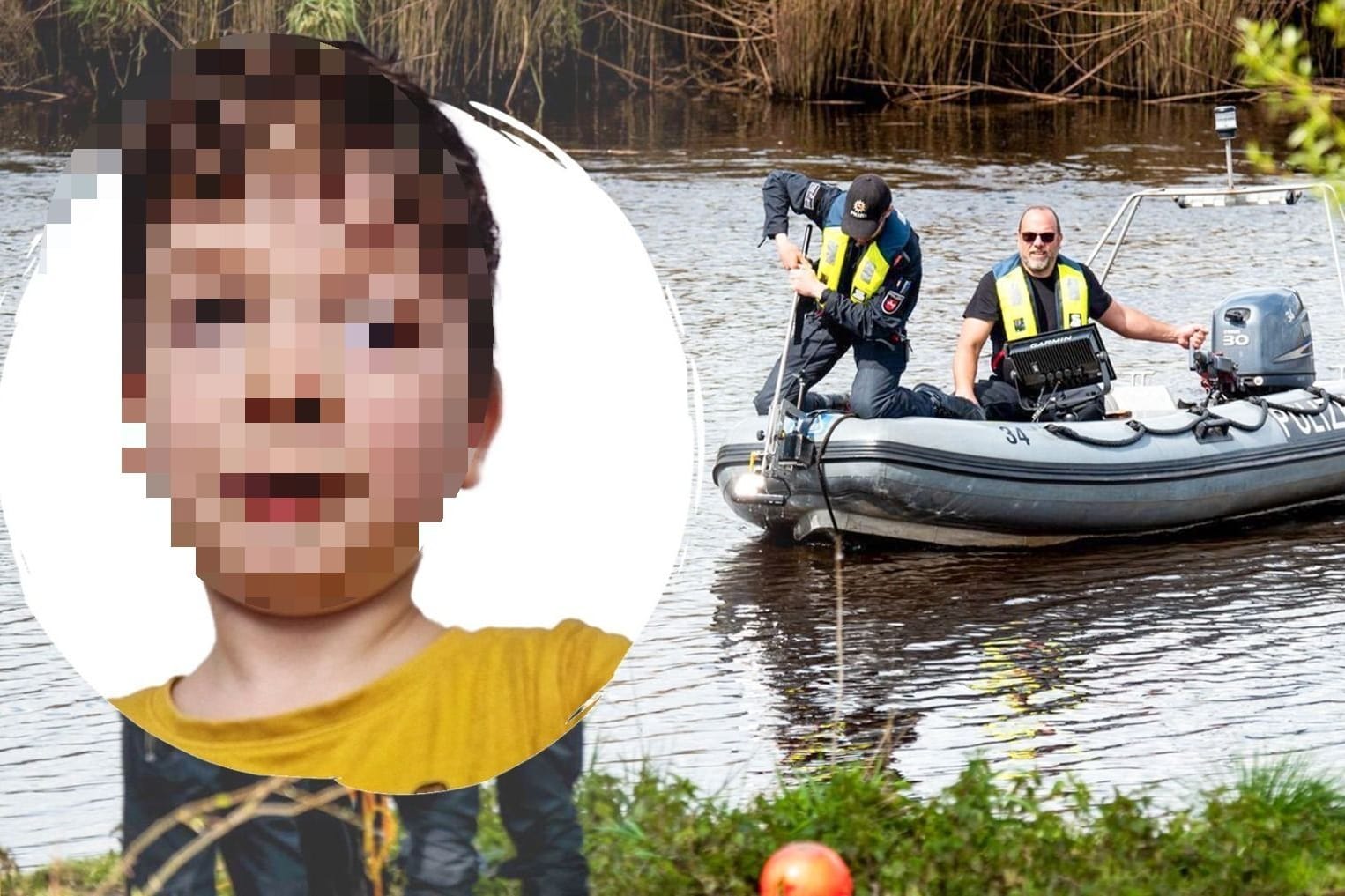 Arian (6) ist verschwunden: Die Polizei nahm die Suche nach einer Pause wieder auf.