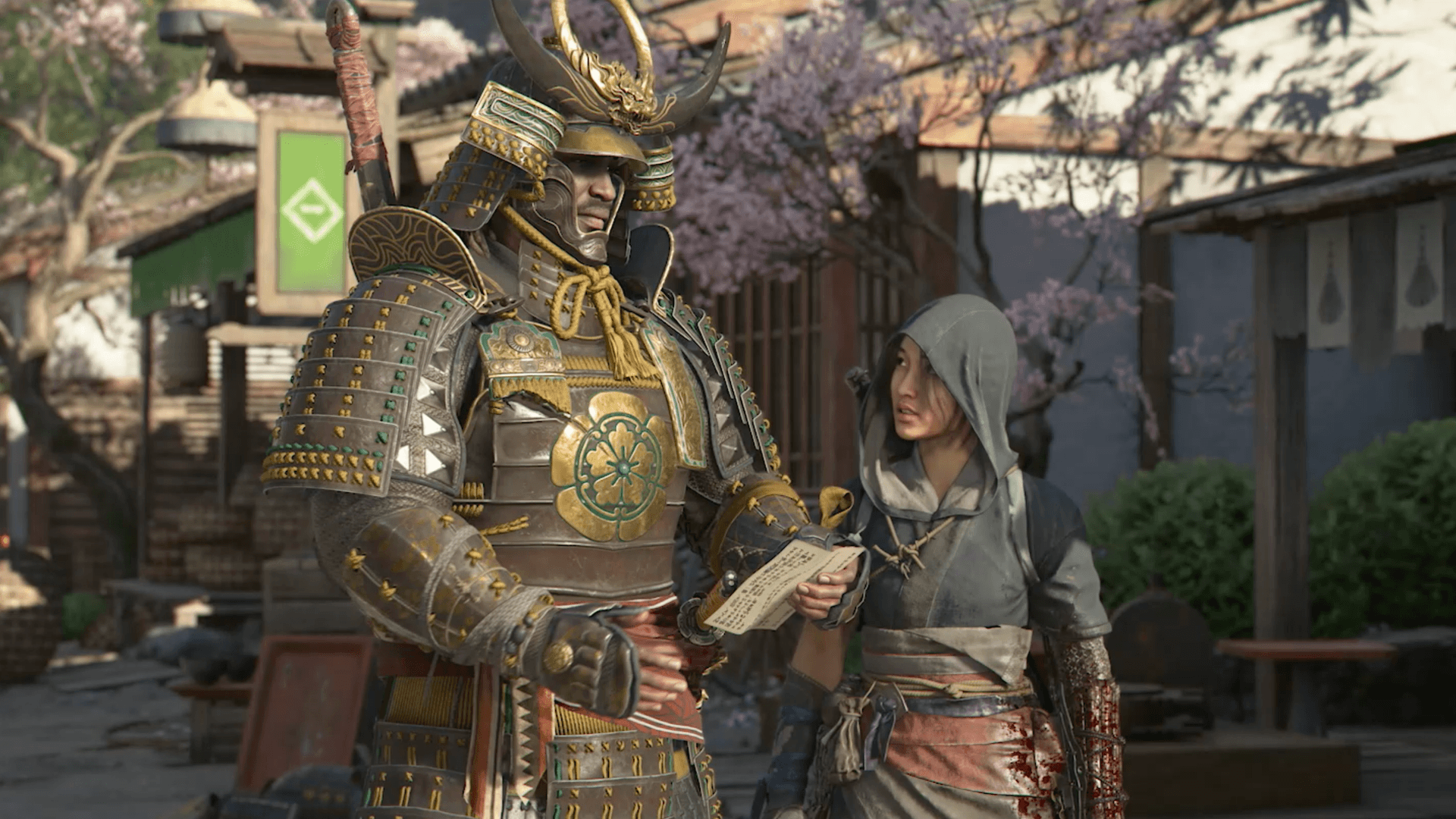 Zwei Hauptprotagonisten in "Assassin's Creed: Shadows": Yasuke ist groß und kräftig, Naoe ist agil und schnell.