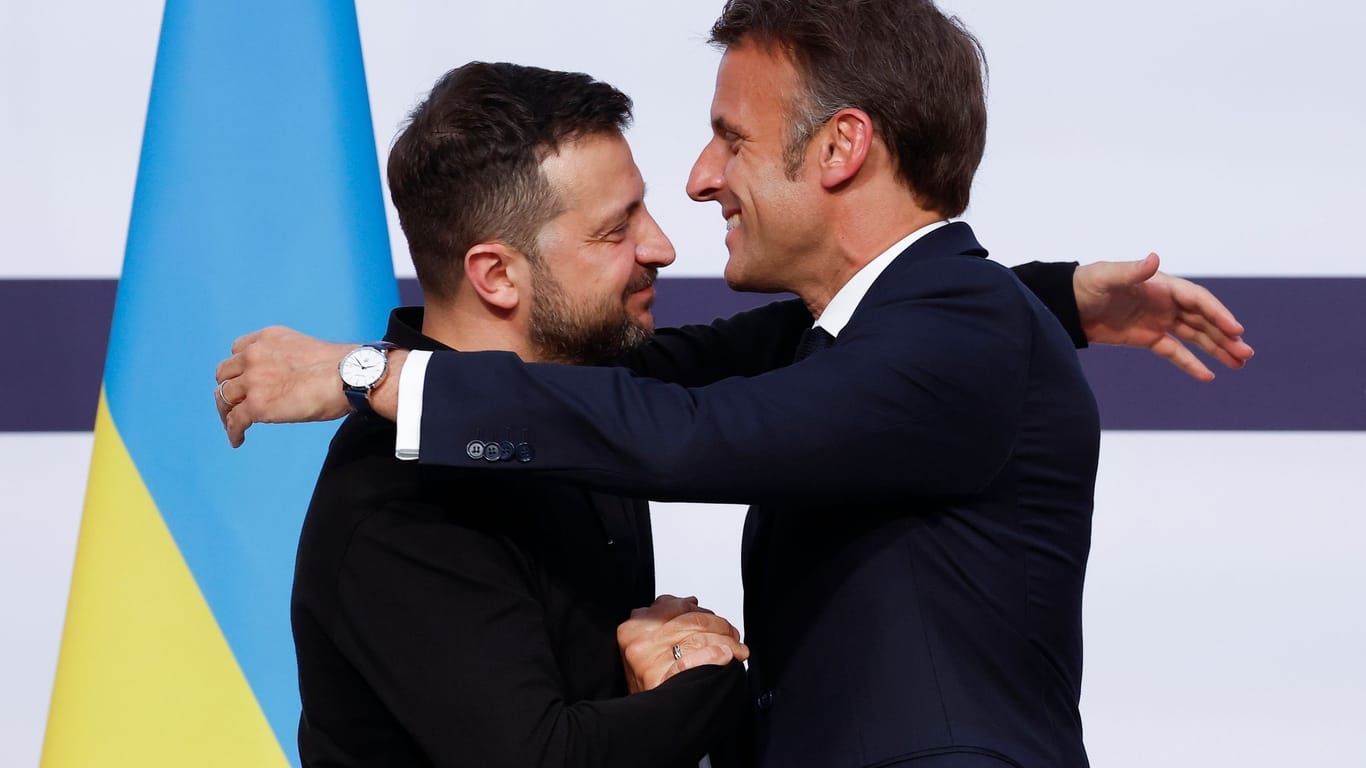 Selenskyj und Macron