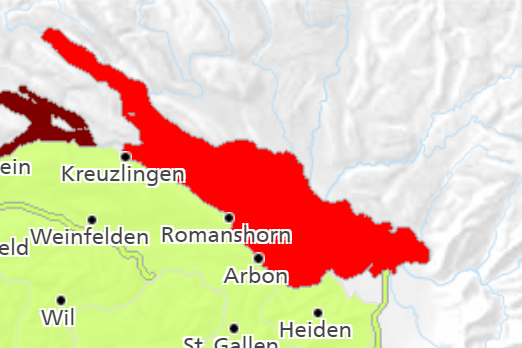 Die Schweiz warnt: Am Bodensee droht Hochwasser.