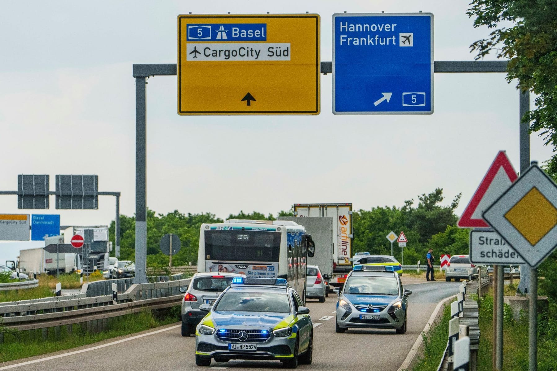 Weltkriegsbombe am Flughafen Frankfurt