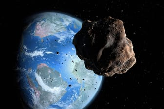 Etwa 350 Meter großer Asteroid (Symbolbild): Apophis fliegt 2029 nah an der Erde vorbei.