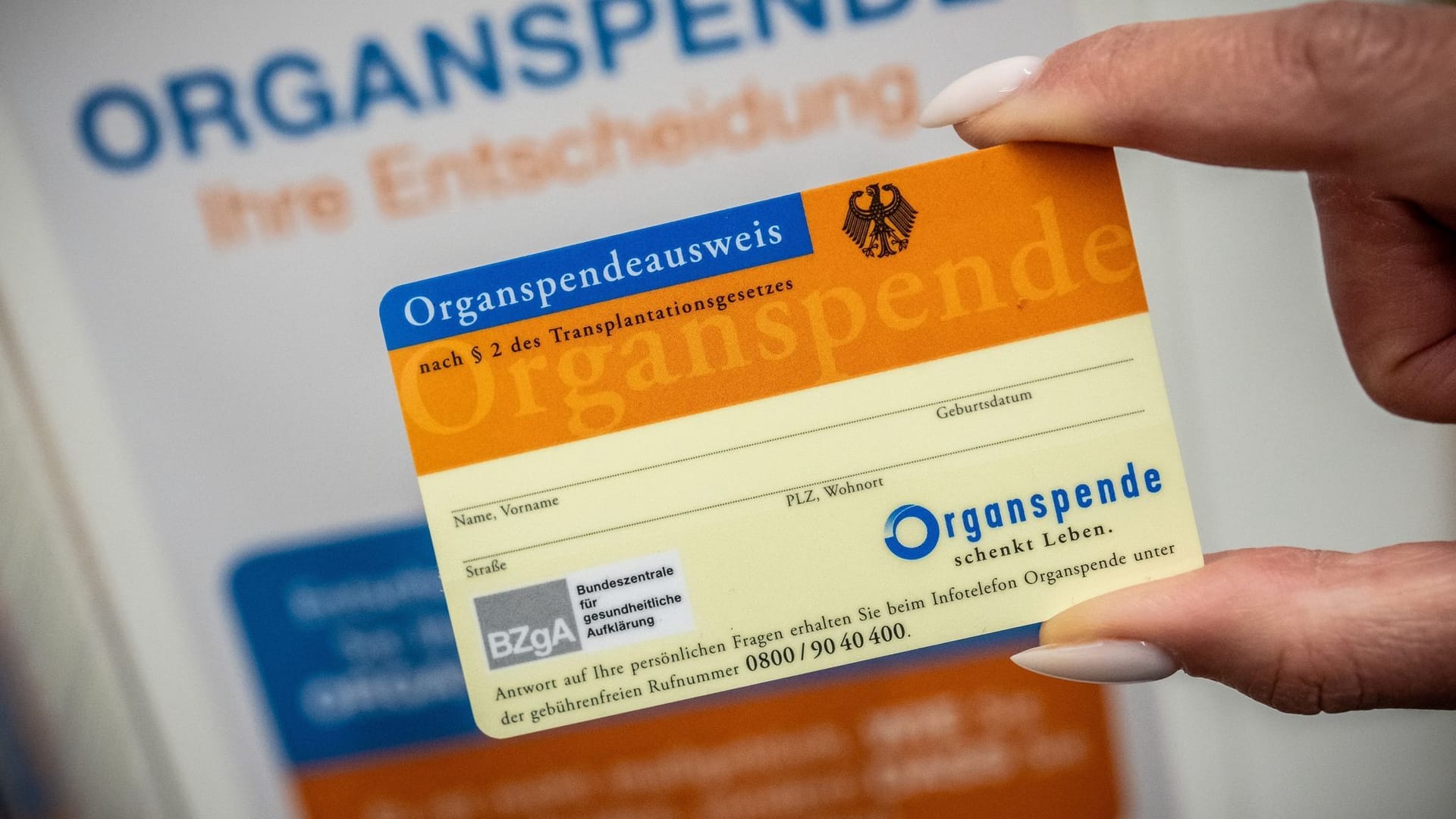 Organspendeauswies