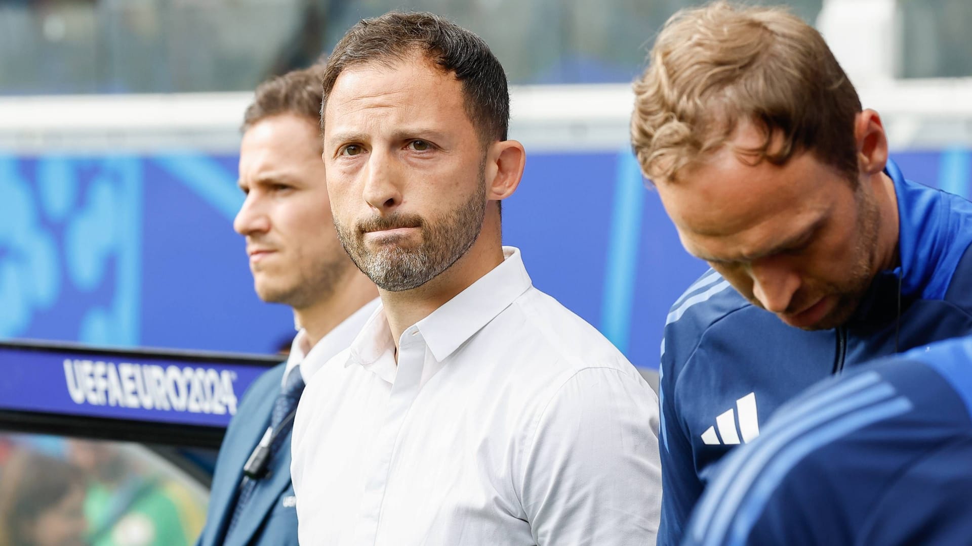 Domenico Tedesco: Der deutsche Nationaltrainer von Belgien erlebte mit seiner Mannschaft einen komplizierten Start in die EM.